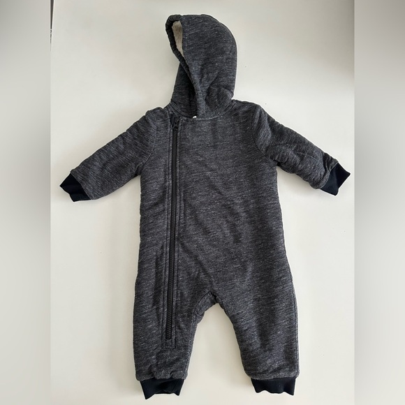 Cozy Charcoal Kids One Piece - Picture 5 of 5